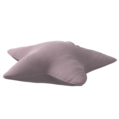 Poduszka Lucky Star, zgaszony róż, 52x15x52cm, Posh Velvet