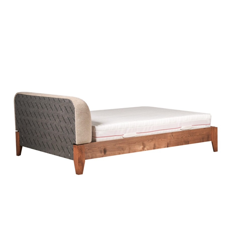 Łóżko Moln (200x200) w tkaninie Himalaya 90