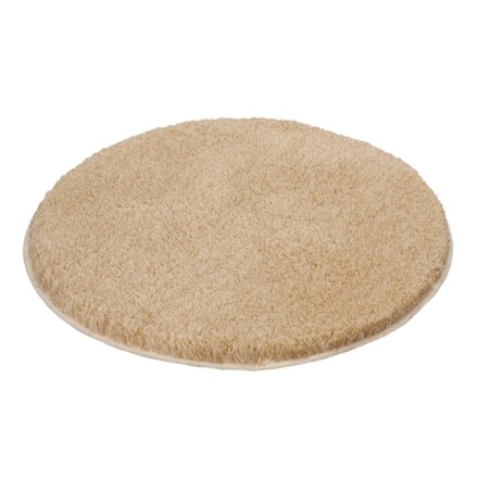 Kleine Wolke Relax Dywanik łazienkowy beżowy 100 cm okrągły