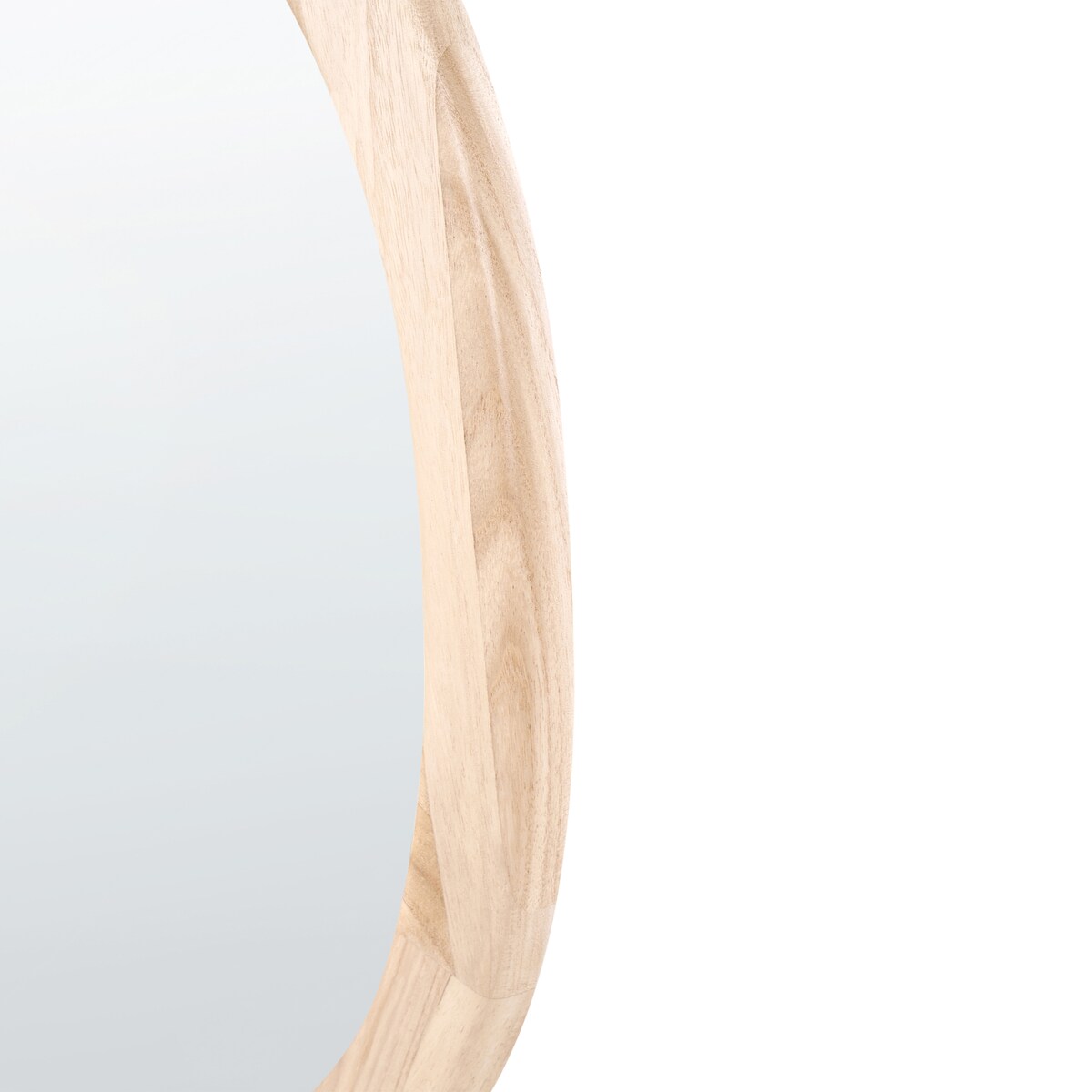 Lustro ścienne MONTVALEN 59 cm 150 cm Drewno paulownia Jasnobrązowy