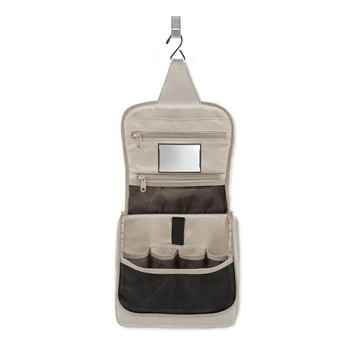 Kosmetyczka TOILETBAG, herringbone sand
