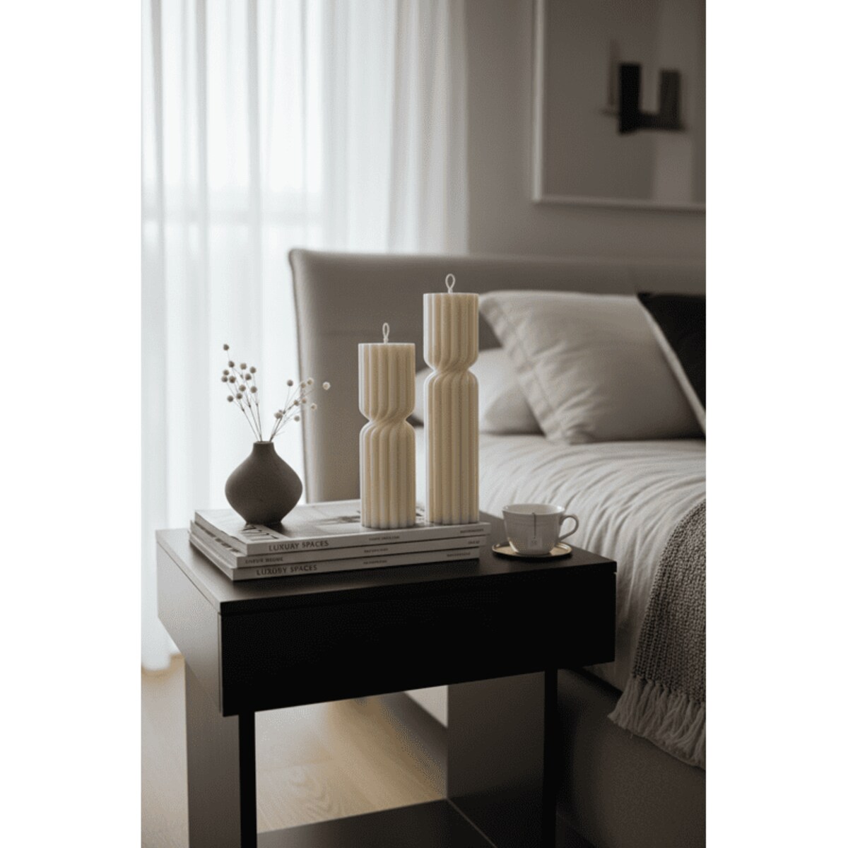 Zestaw świec Candy z wosku sojowego – stylowy komplet dekoracyjny handmade