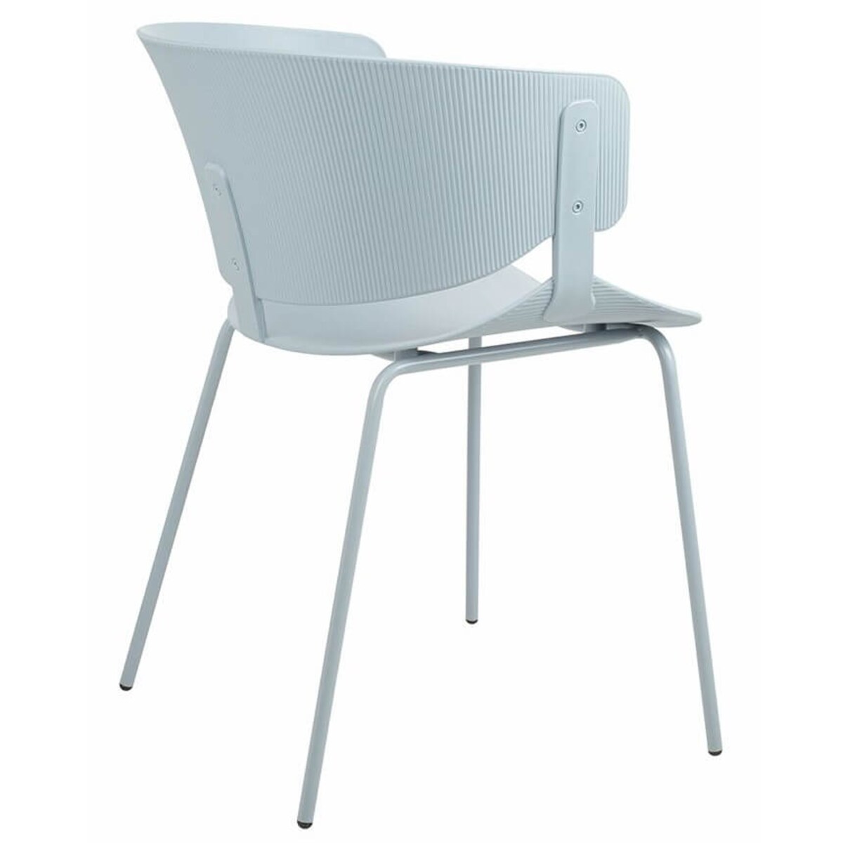 Jasnoszare krzesło nowoczesne Garret do kuchennego stołu