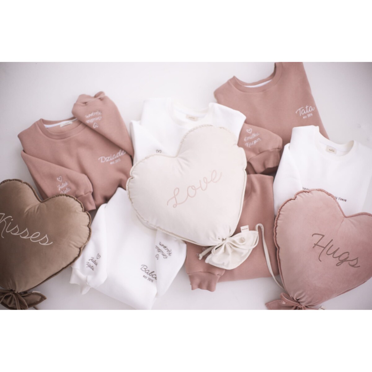 Balon Serce Delux Natural Rose