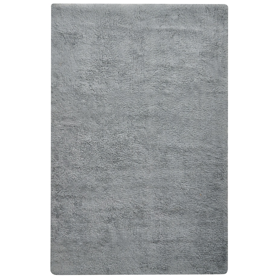 Dywanik łazienkowy GOELA Szary 60 x 90 cm Bawełna