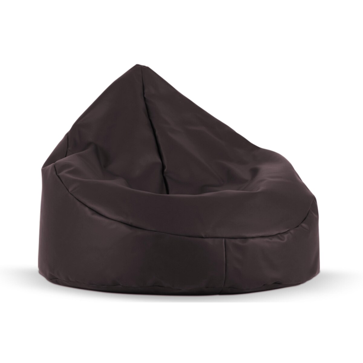 KONSIMO COSMO Brązowy taboret wykonany ze sztucznej skóry