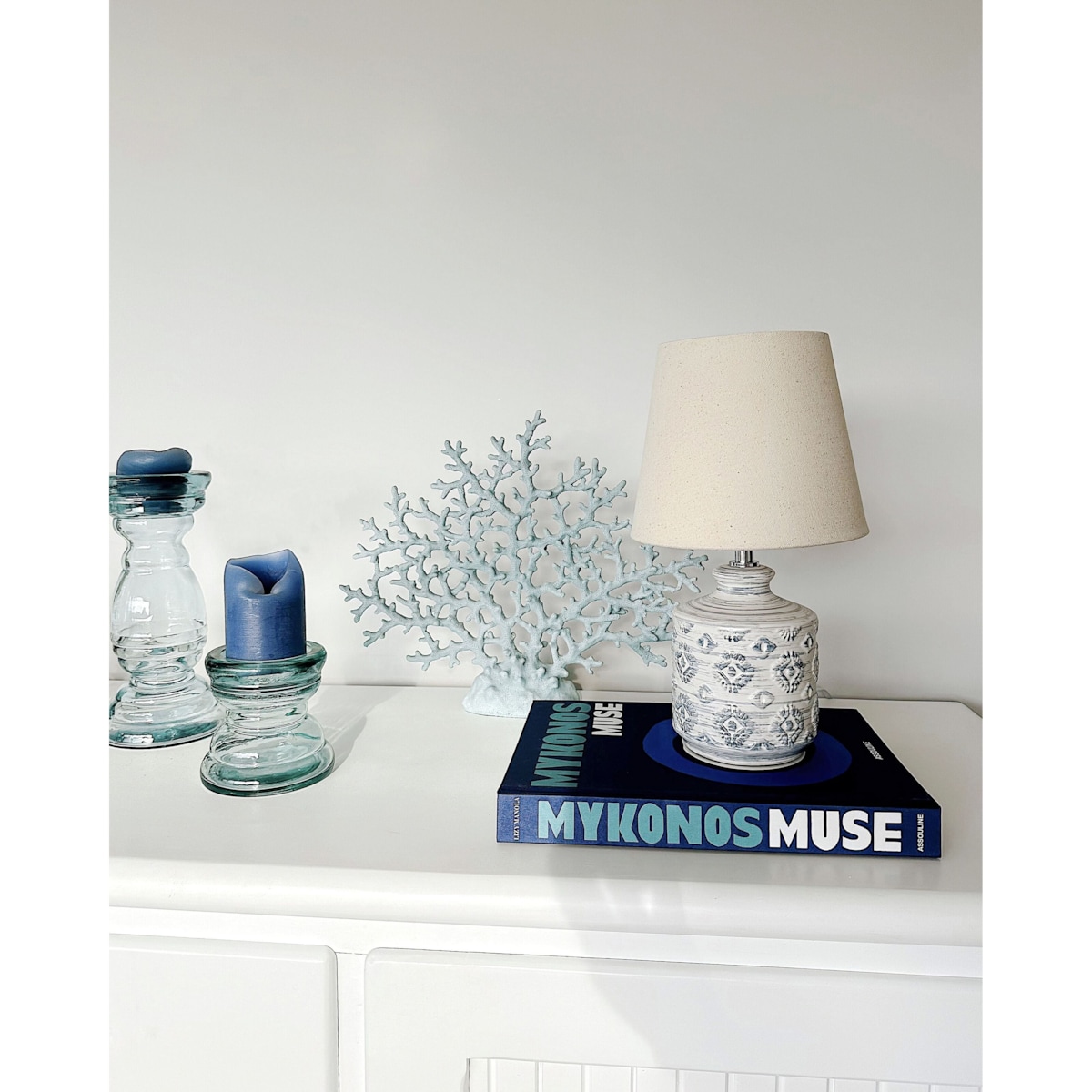 Lampa stołowa ROSANNA Ceramika Beżowy