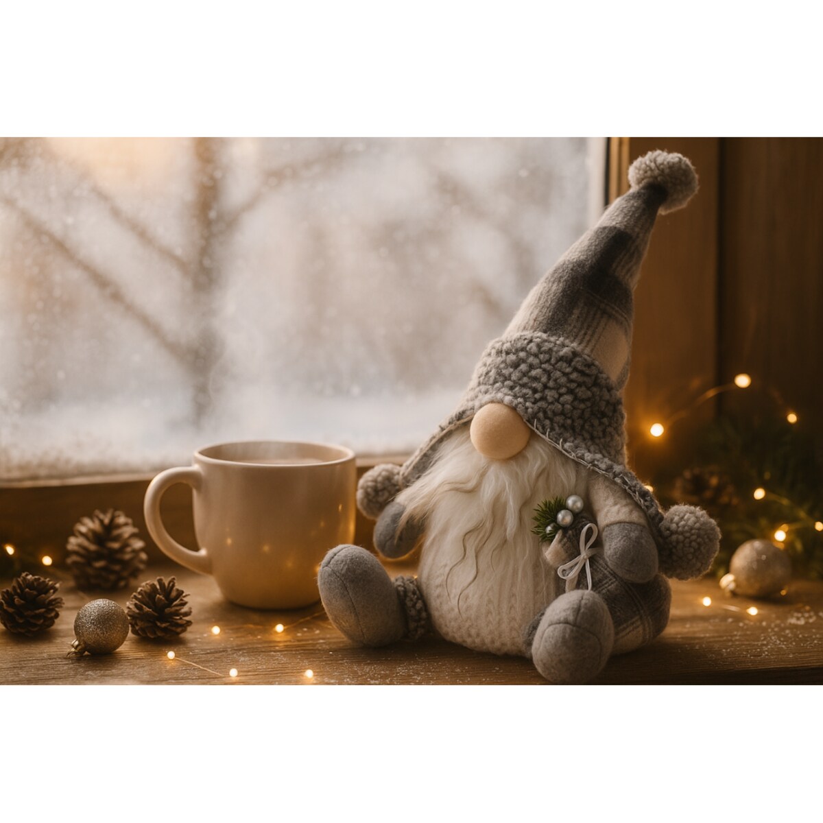 Skrzat świąteczny ozdoba świecąca na święta