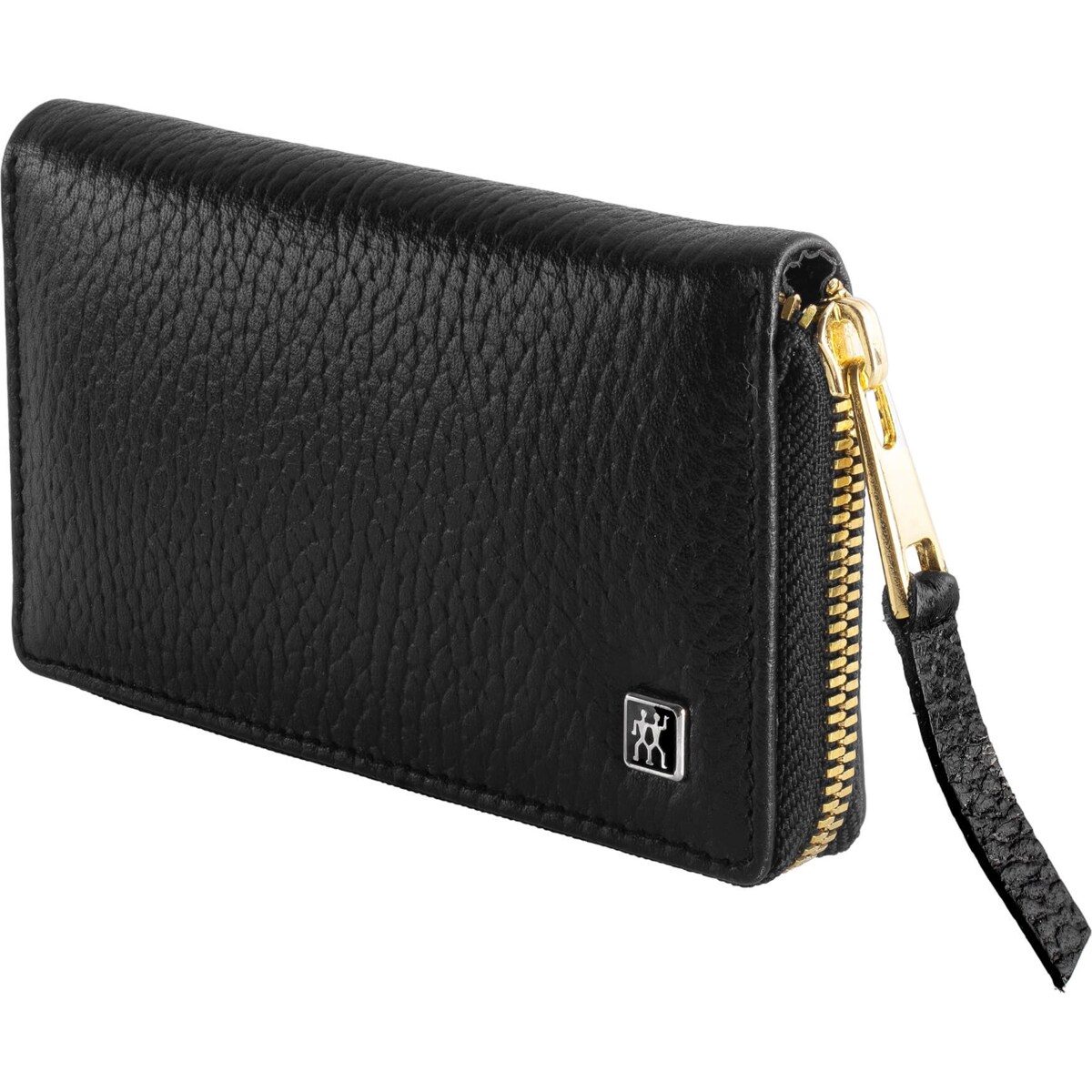 Zestaw do manicure Zwilling Twinox Gold Edition – czarne, skórzane etui, 5 elementów - Czarny