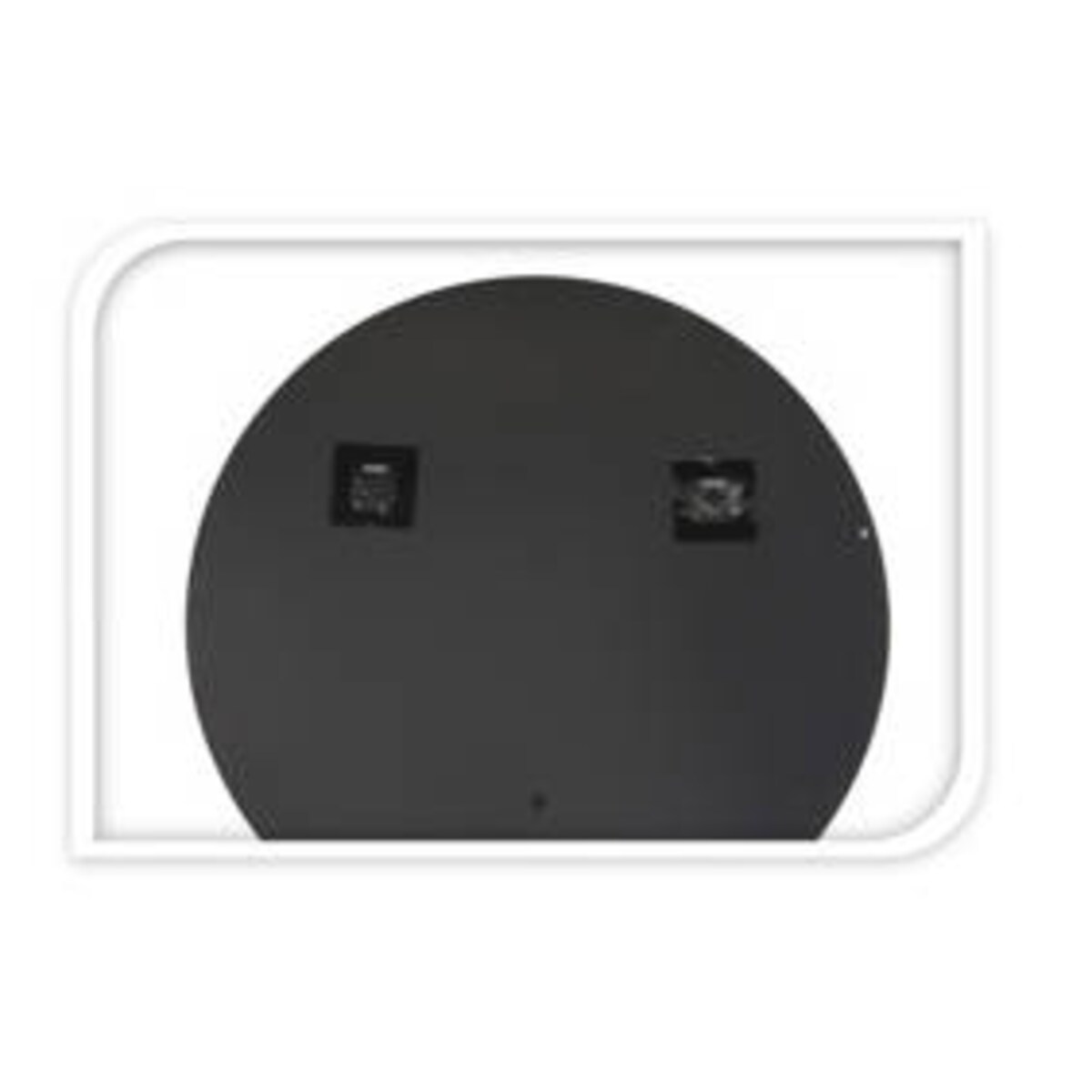 Lustro okrągłe w metalowej ramce, Ø 55 cm