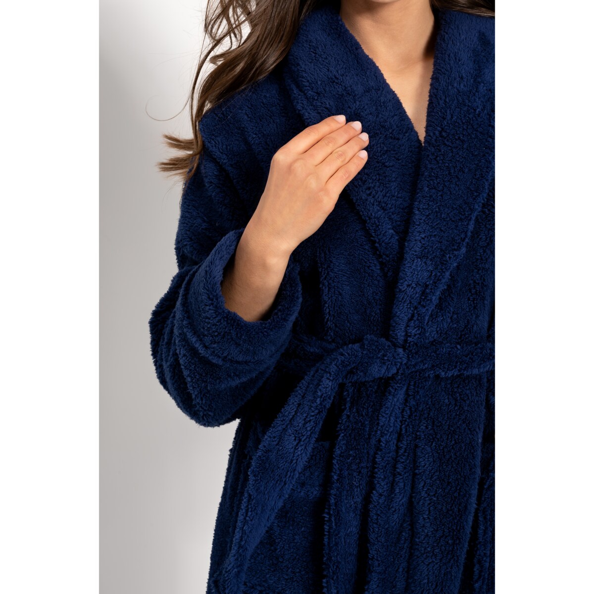 Szlafrok Josephine Long Navy, S