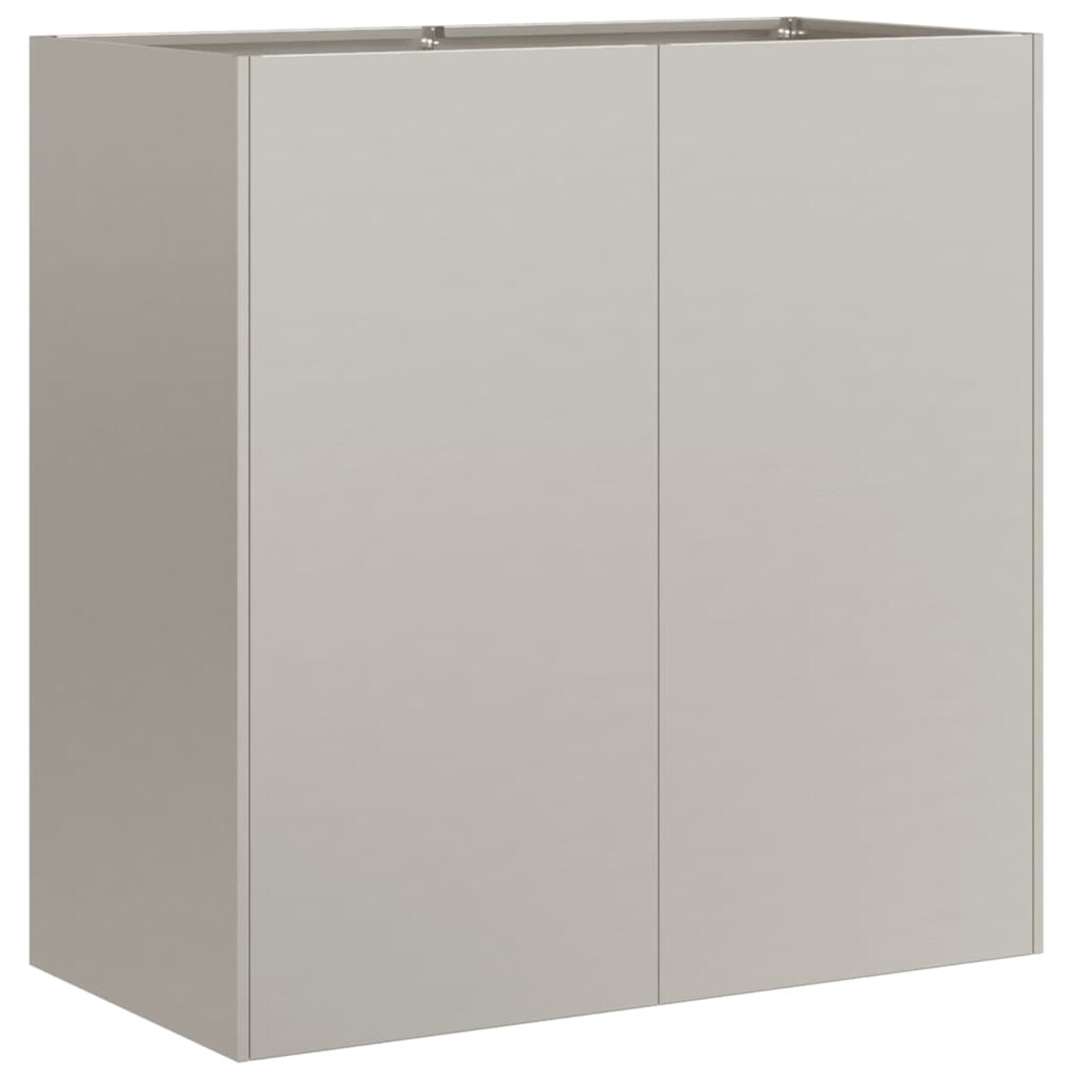 vidaXL Doniczka Rusty 80x40x80 cm Stal nierdzewna