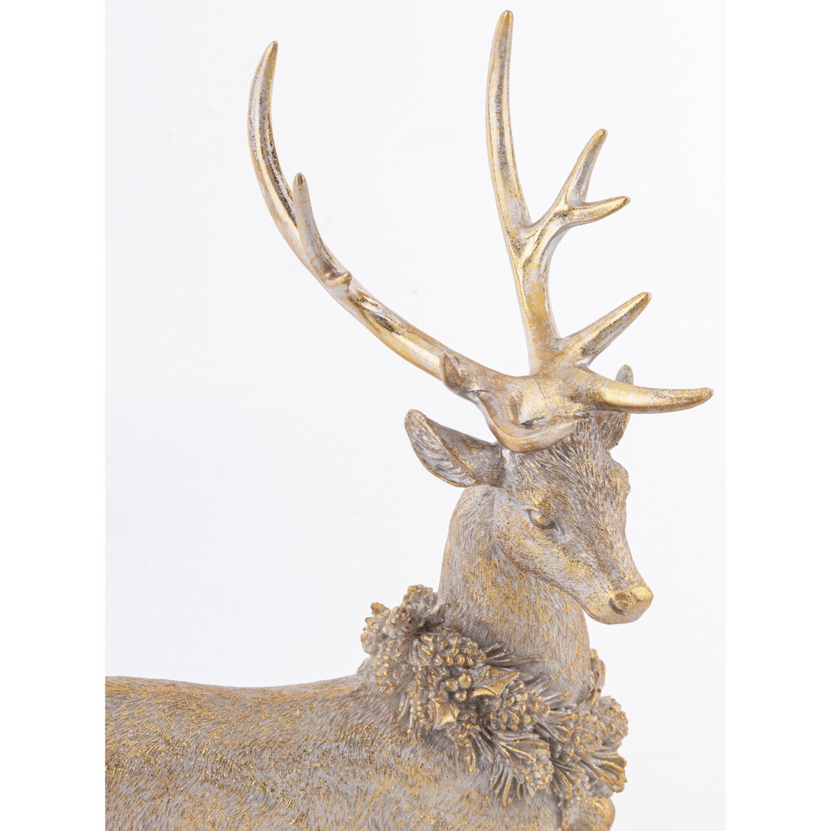 Figurka - Leżący renifer 30x26,5x16,5 cm TONAKAI brązowy