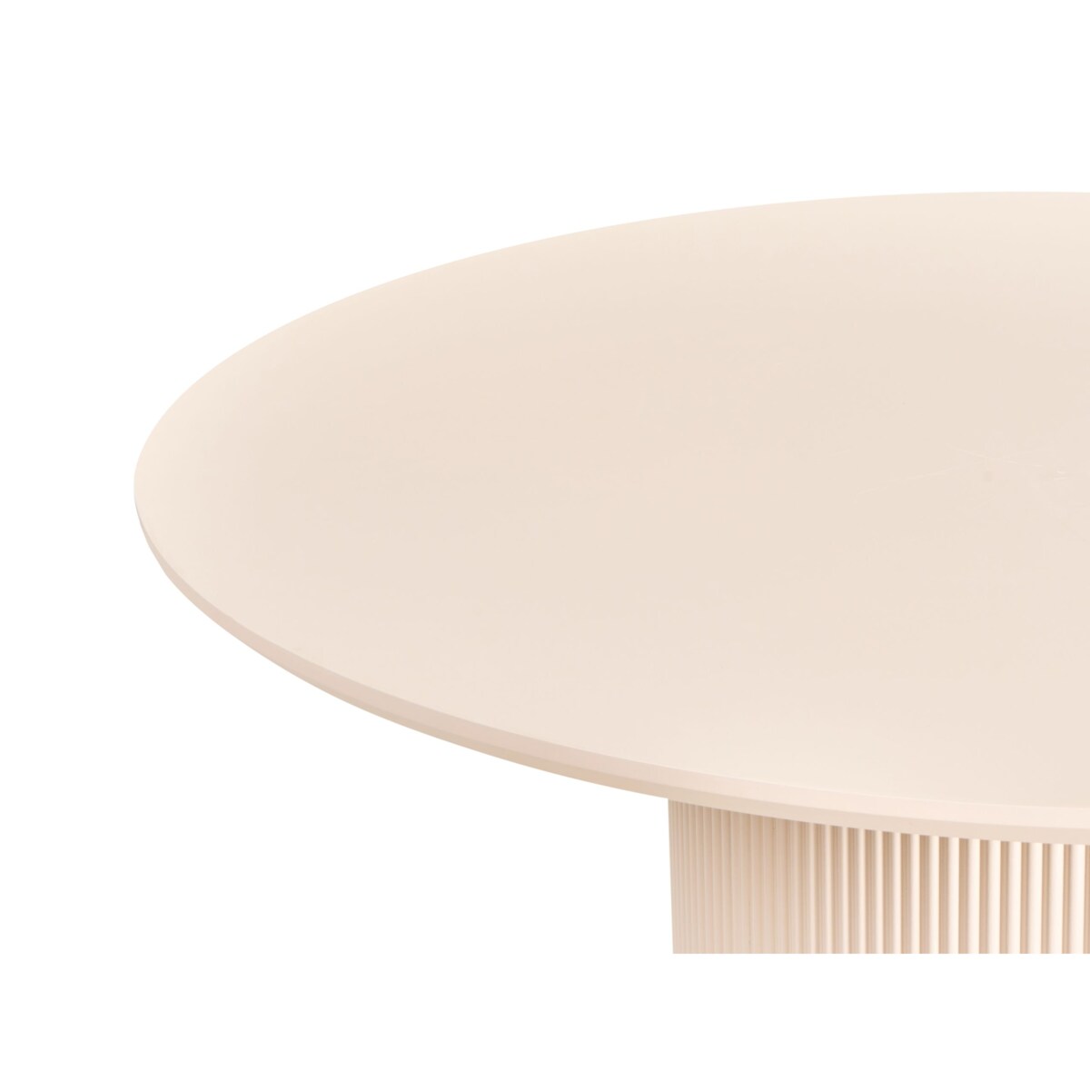 Stół do jadalni NEWELL Jasnobeżowy 120 cm