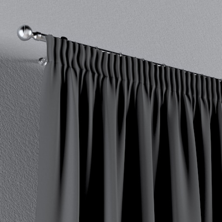 Zasłona na taśmie marszczącej 1 szt. 130x260 grafitowy