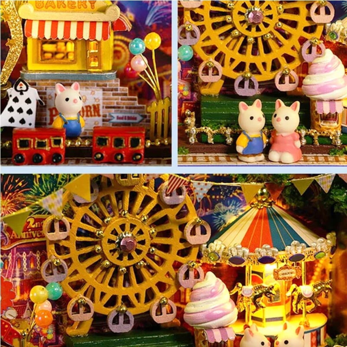 Miniaturowy domek DIY - Wesołe miasteczko