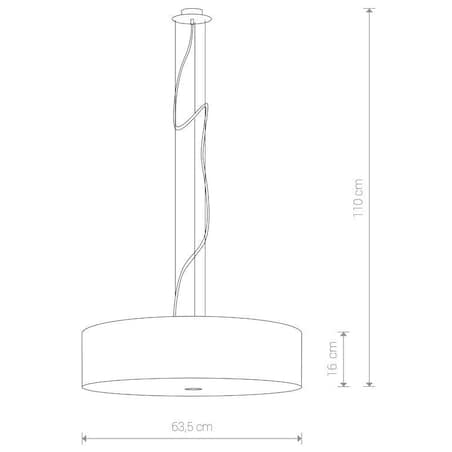 Lampa sufitowa 6772 VIVIANE Biały Nowodvorski