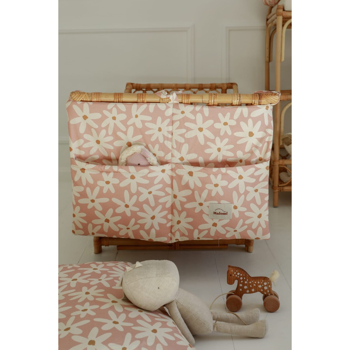 Organizer do łóżeczka Blush Daisy
