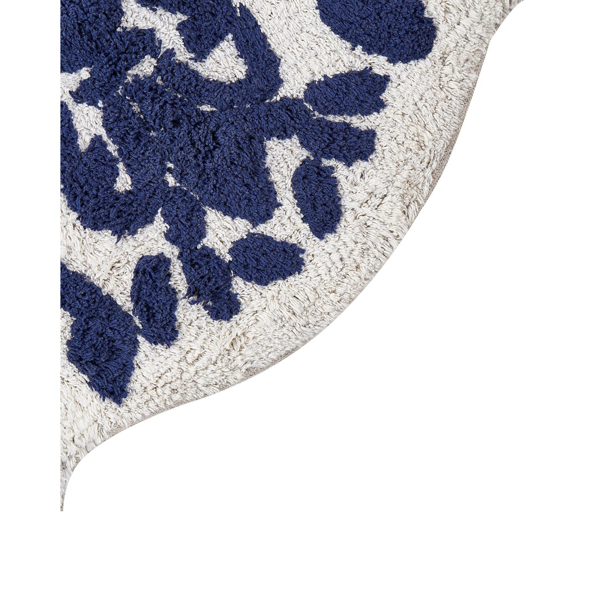 Dywanik łazienkowy bawełniany 150 x 60 cm niebieski CANBAR