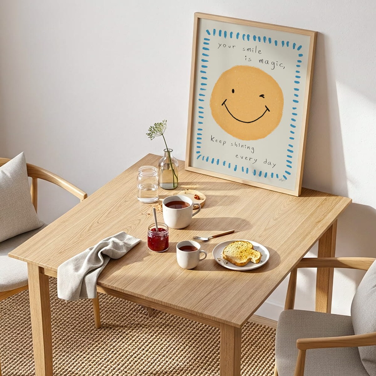 plakat twój uśmiech to magia 70x100