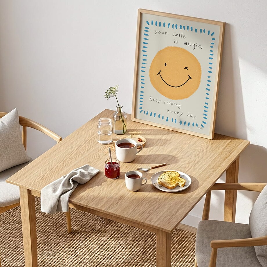 plakat twój uśmiech to magia 70x100