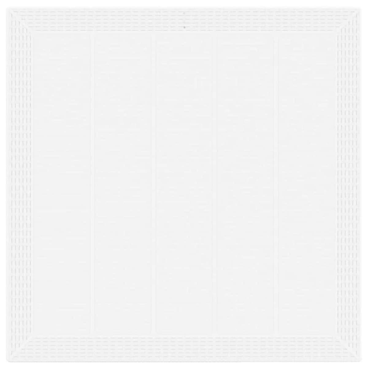 vidaXL Zestaw do jadalni w ogrodzie 3 pcs Biały Rattan Polt