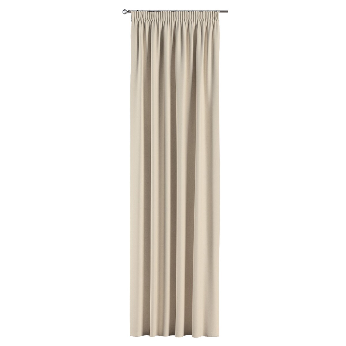 Zasłona na taśmie marszczącej 1 szt. 130x245 beżowy