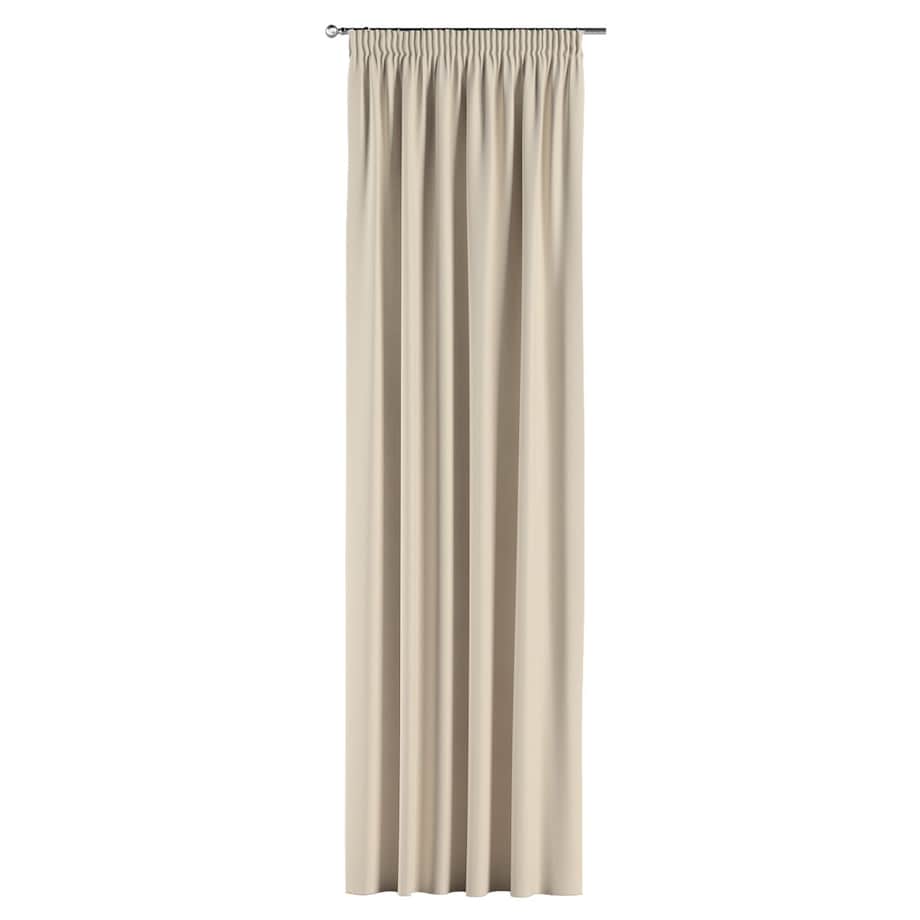 Zasłona na taśmie marszczącej 1 szt. 130x245 beżowy