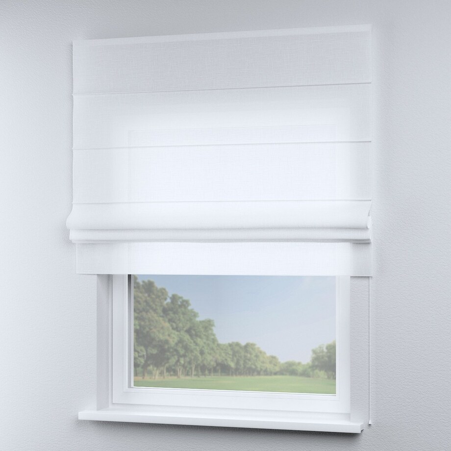 Roleta rzymska Padva 120x160 prześwitująca, biała