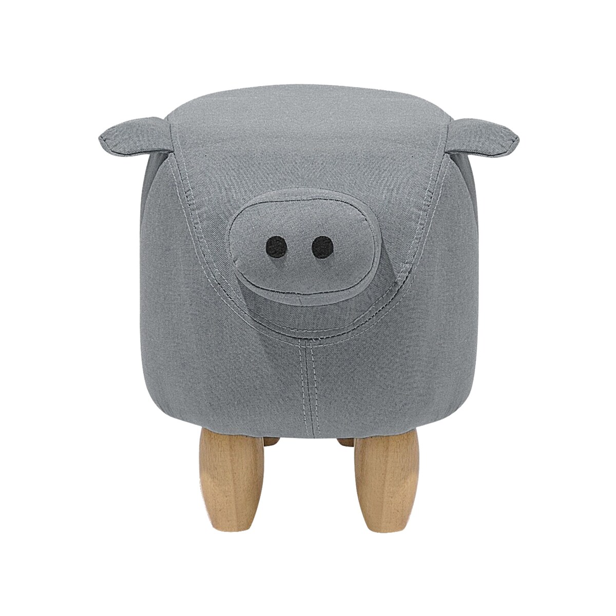 Pufa zwierzak szara PIGGY