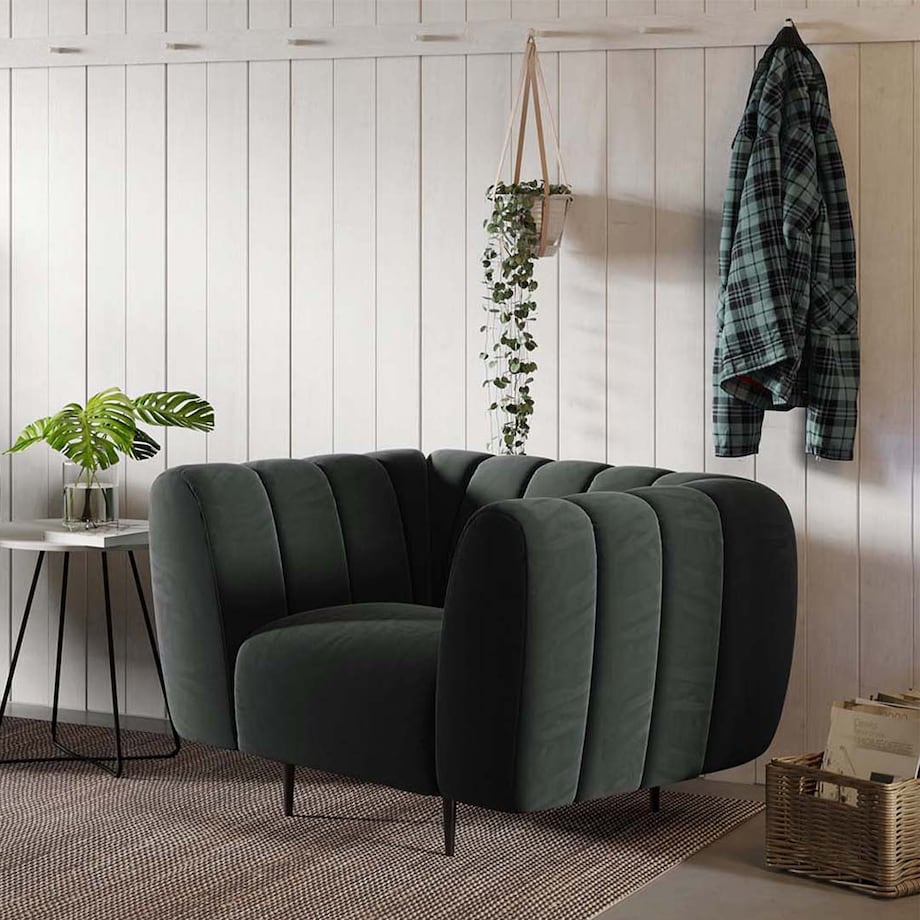 Shel Fotel - ciemnoszary