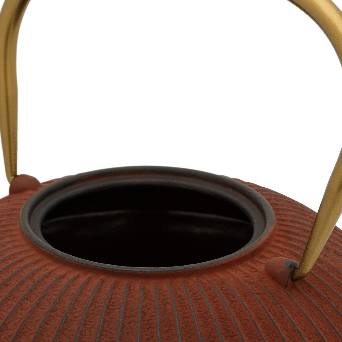 Dzbanek żeliwny Linhai 1.1L czerwony