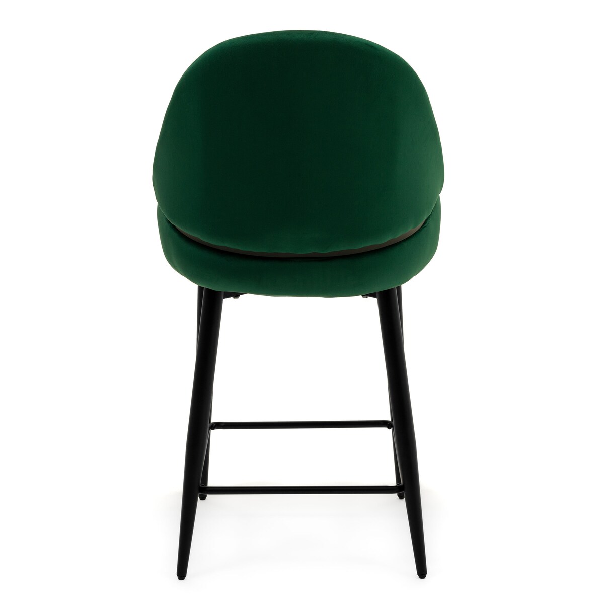 Hoker tapicerowany welurowy do salonu BERGAMO zielony