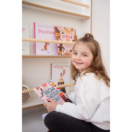 WIDE - wąska biblioteczka do ściany