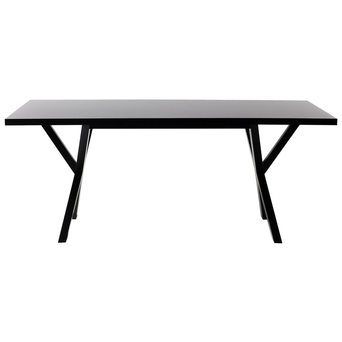 Stół do jadalni LISALA Czarny 180 cm 100 cm