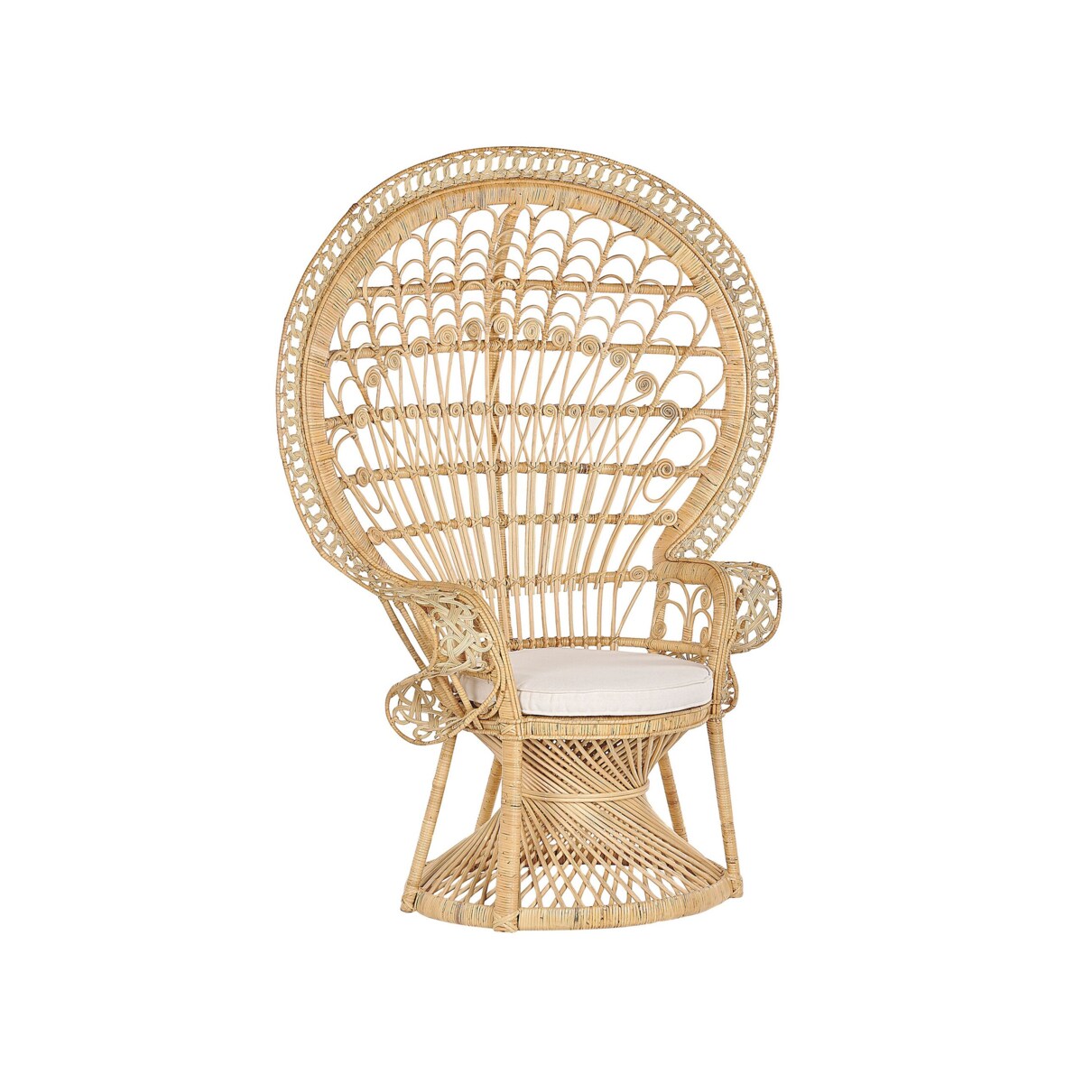 Fotel paw rattanowy naturalny EMMANUELLE