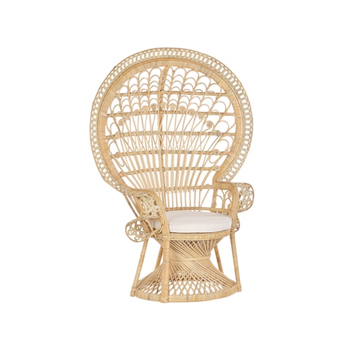 Fotel paw rattanowy naturalny EMMANUELLE