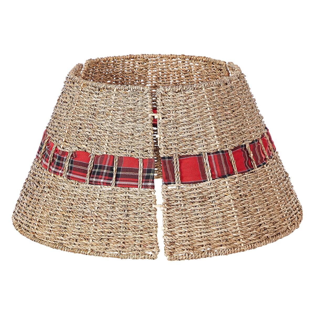 Osłonka pod choinkę Trawa morska 45x45 cm Naturalny MARCHE