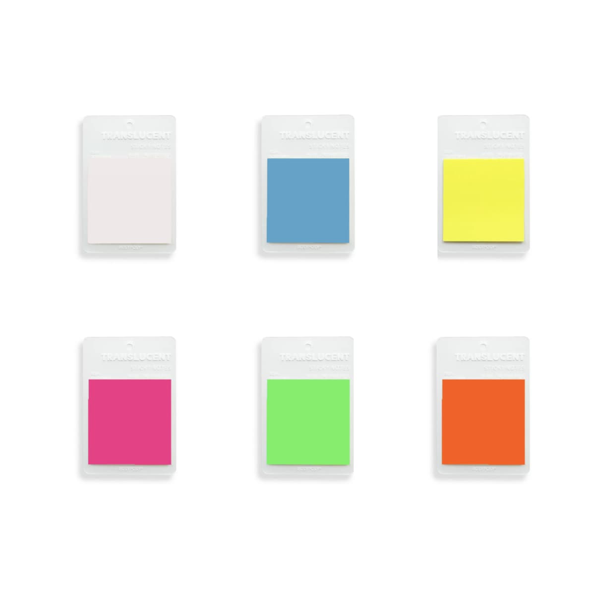 Zestaw kolorowych Karteczek Samoprzylepnych 5+1 GRATIS