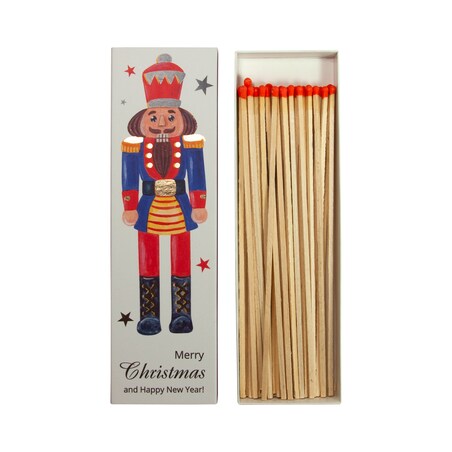 Zapałki extra długie Dziadek do orzechów niebieski