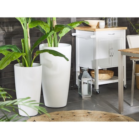 Doniczka ⌀ 32 cm biała TSERIA