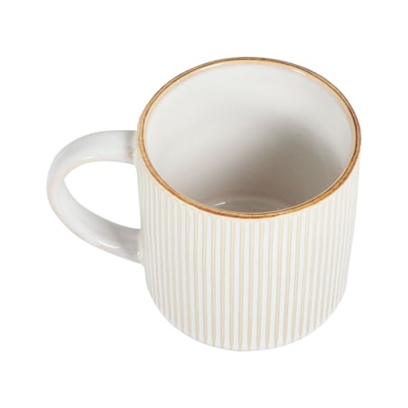 Zestaw 4 kubków MUGWORT Kamionka Jasnobeżowy