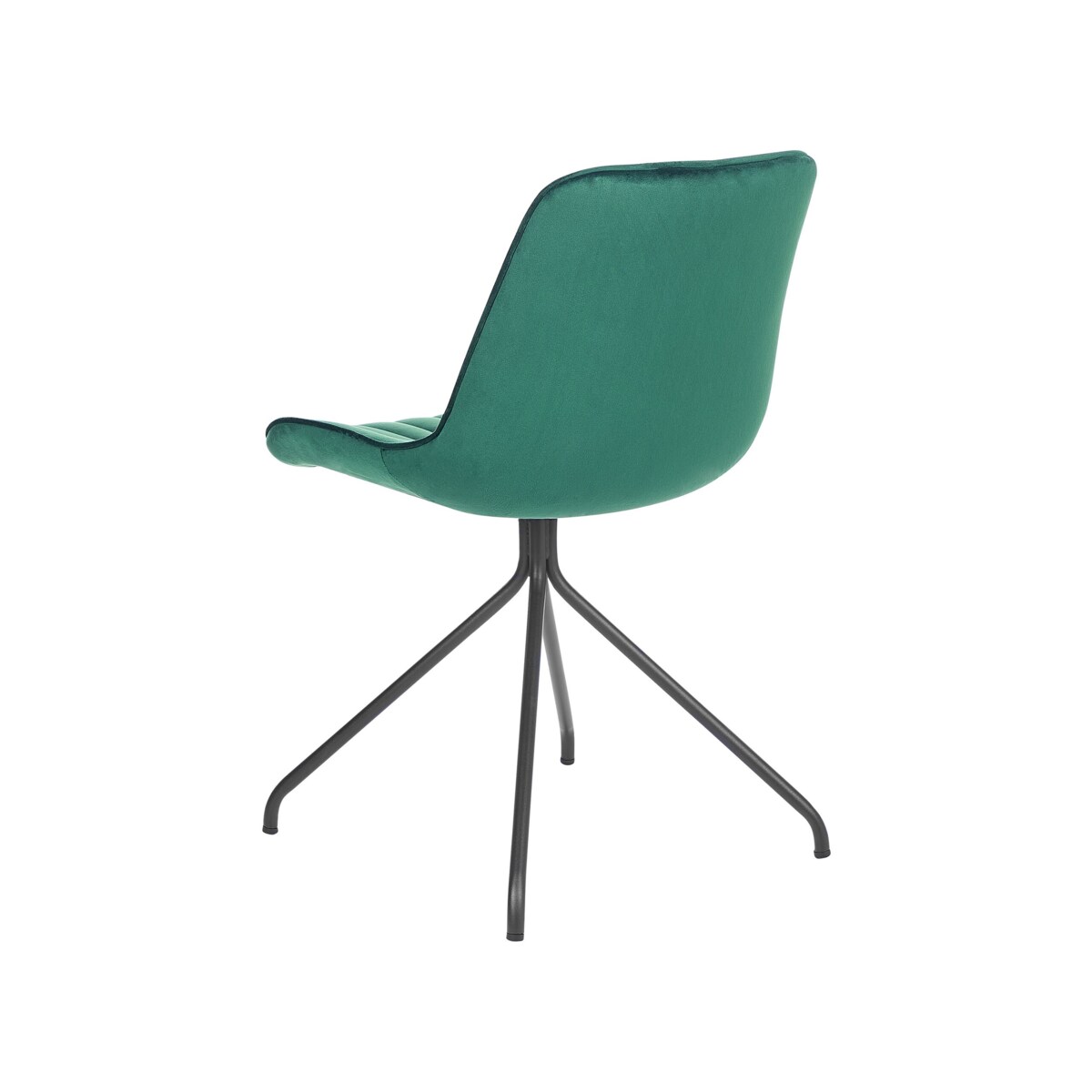 Zestaw 2 krzeseł do jadalni welurowy zielony NAVASOTA