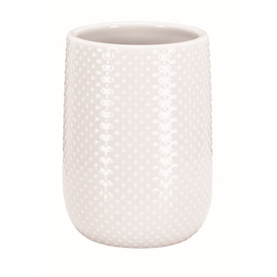 Kleine Wolke Dotty Kubek łazienkowy biały