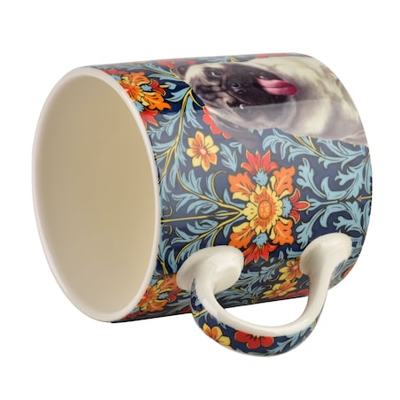 Kubek porcelanowy z breloczkiem NOYA Mops