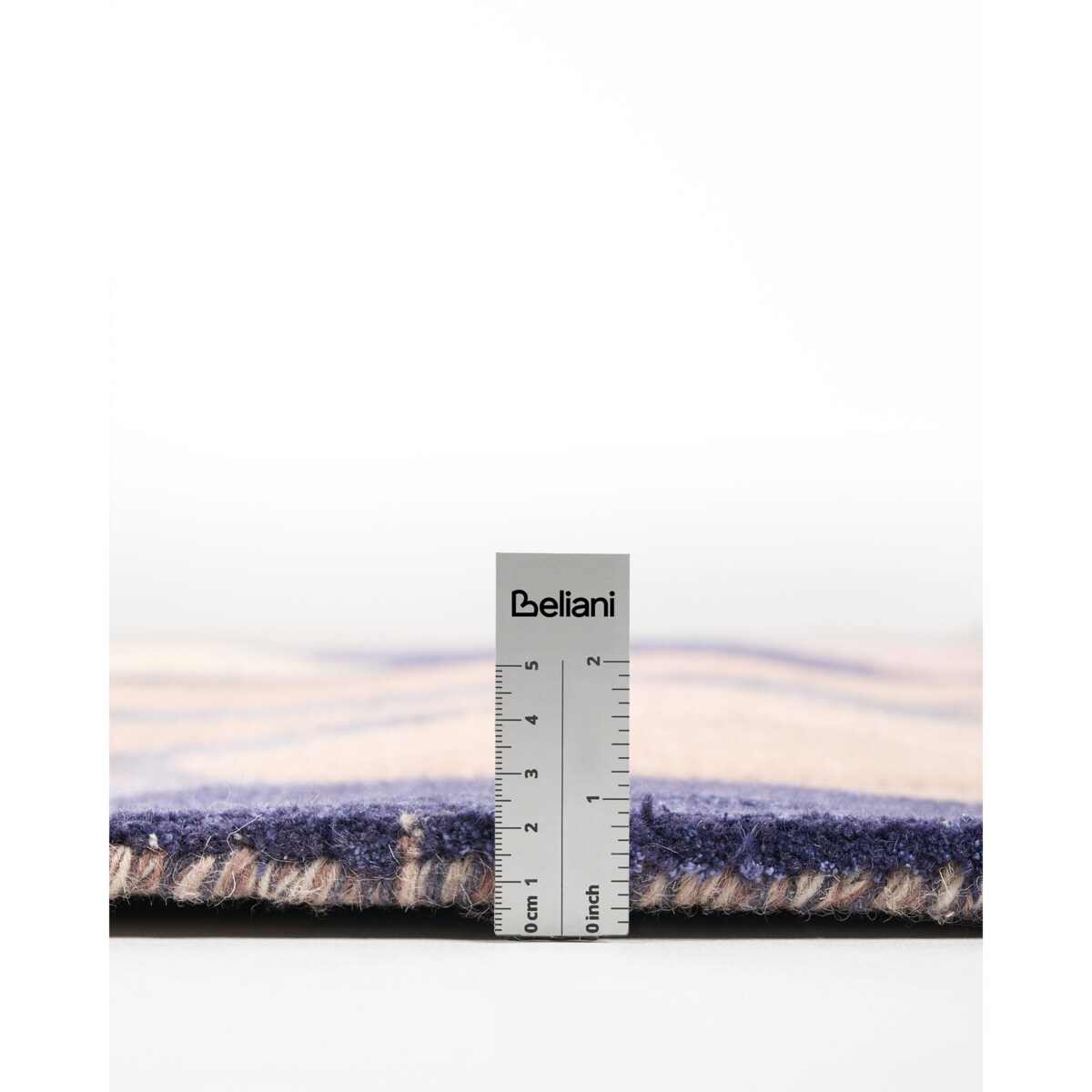 Dywan ALMORA Beżowy/ niebieski 160 x 230 cm Wiskoza