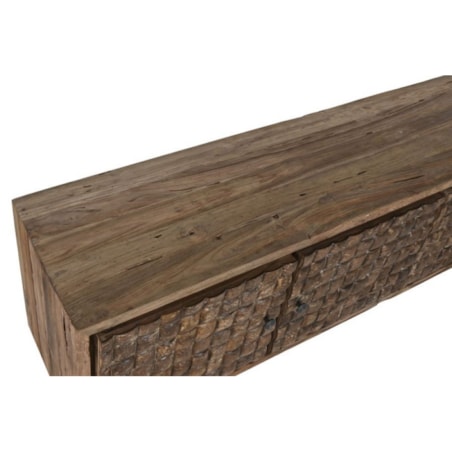 Komoda RTV z drewna recyklingowanego 50x200x40 cm IVIA - I