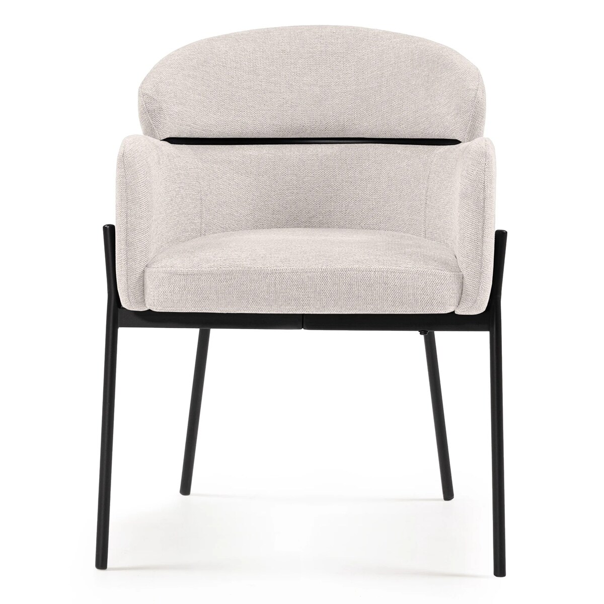 Krzesło z podłokietnikami beżowe Granada, kpl 2 szt.