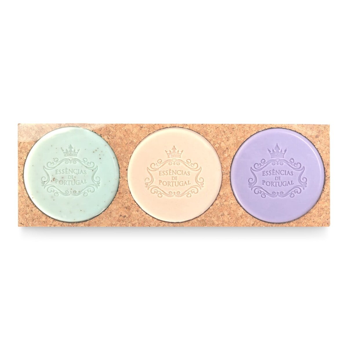 Zestaw mydeł lawendowe owocowe i fiołkowe 3x50g