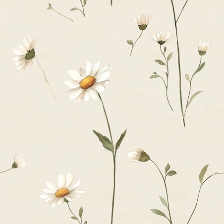 Obrus okrągły SPRING wzór SP25 | stokrotki - średnica 150 cm